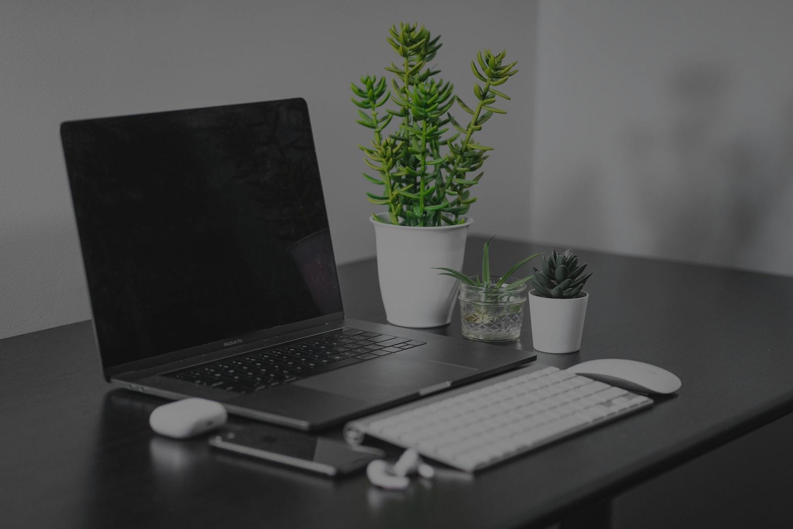A Mac on a desk — local, private, yours.